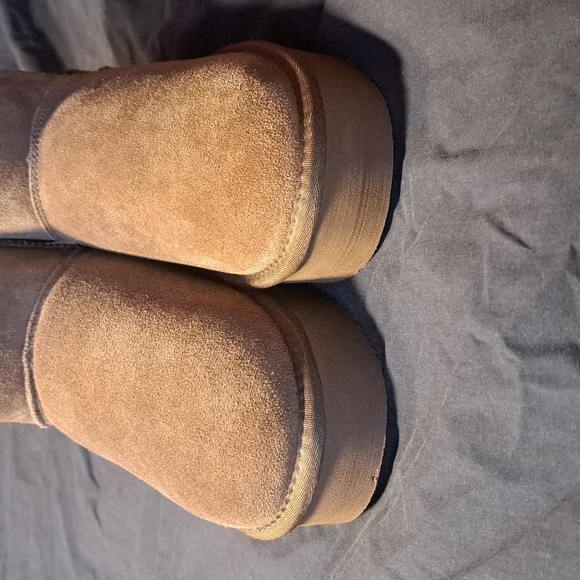 NWOT Bearpaw Women's Toni Zip Side Brown Platform Size 9 Boot - Picture 6 of 14
